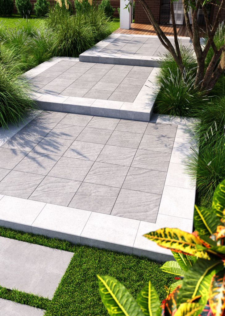 Плитка на терасу сіра