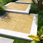 Плитка на терасу гірчична