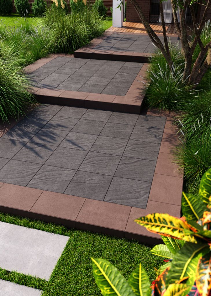 Плитка на терасу чорна