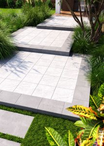 Плитка на терасу біла