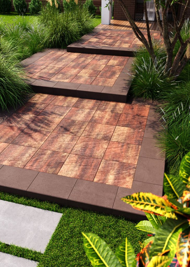 Плитка на терасу дизайн Антік