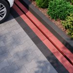 Водовідвід бетонний червоний