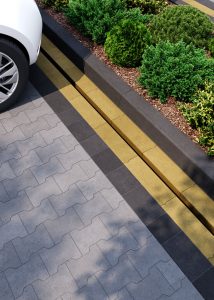 Водовідвід бетонний жовтий