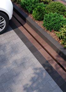 Водовідвід бетонний коричневий