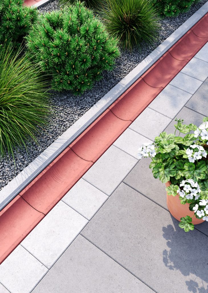 Жолоб водостічний червоний