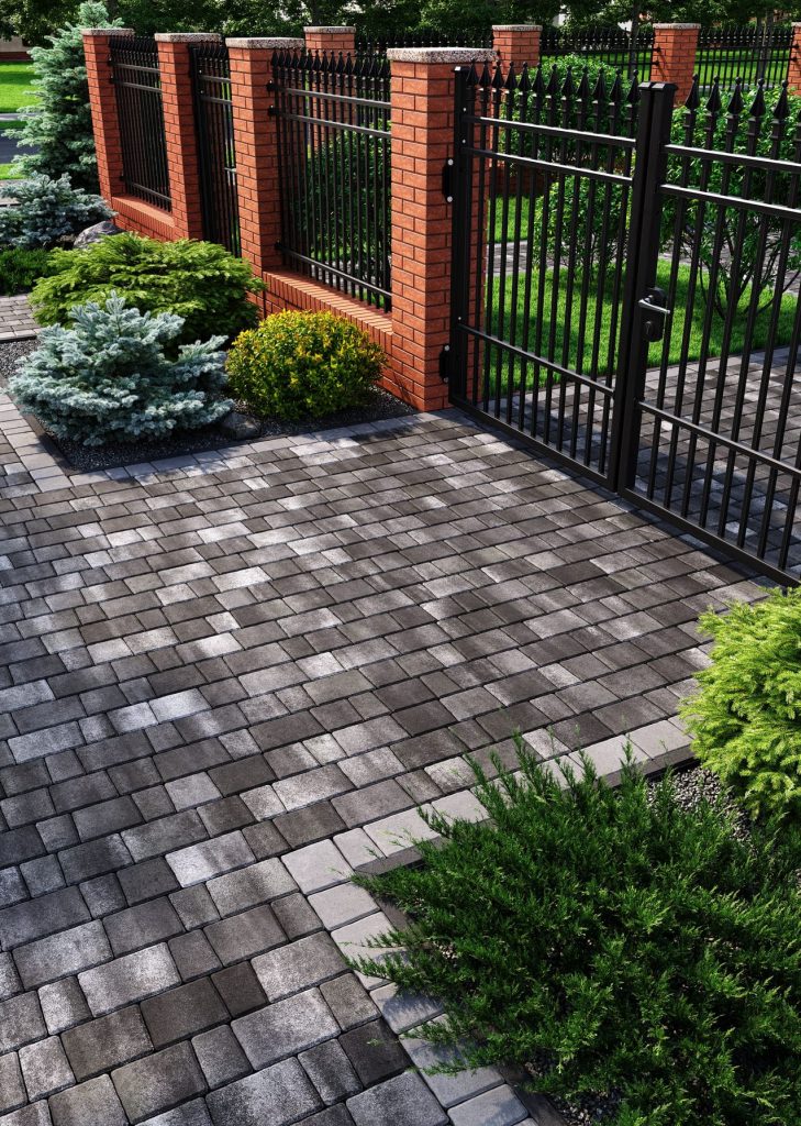 Австрійська тротуарна плитка дизайн Антрацит