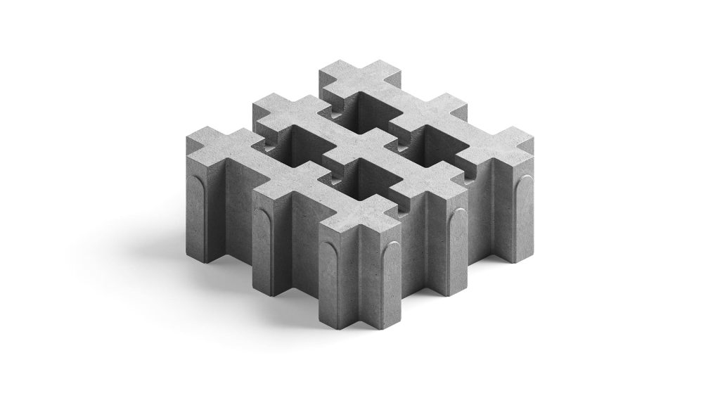 Бетонна газонна решітка