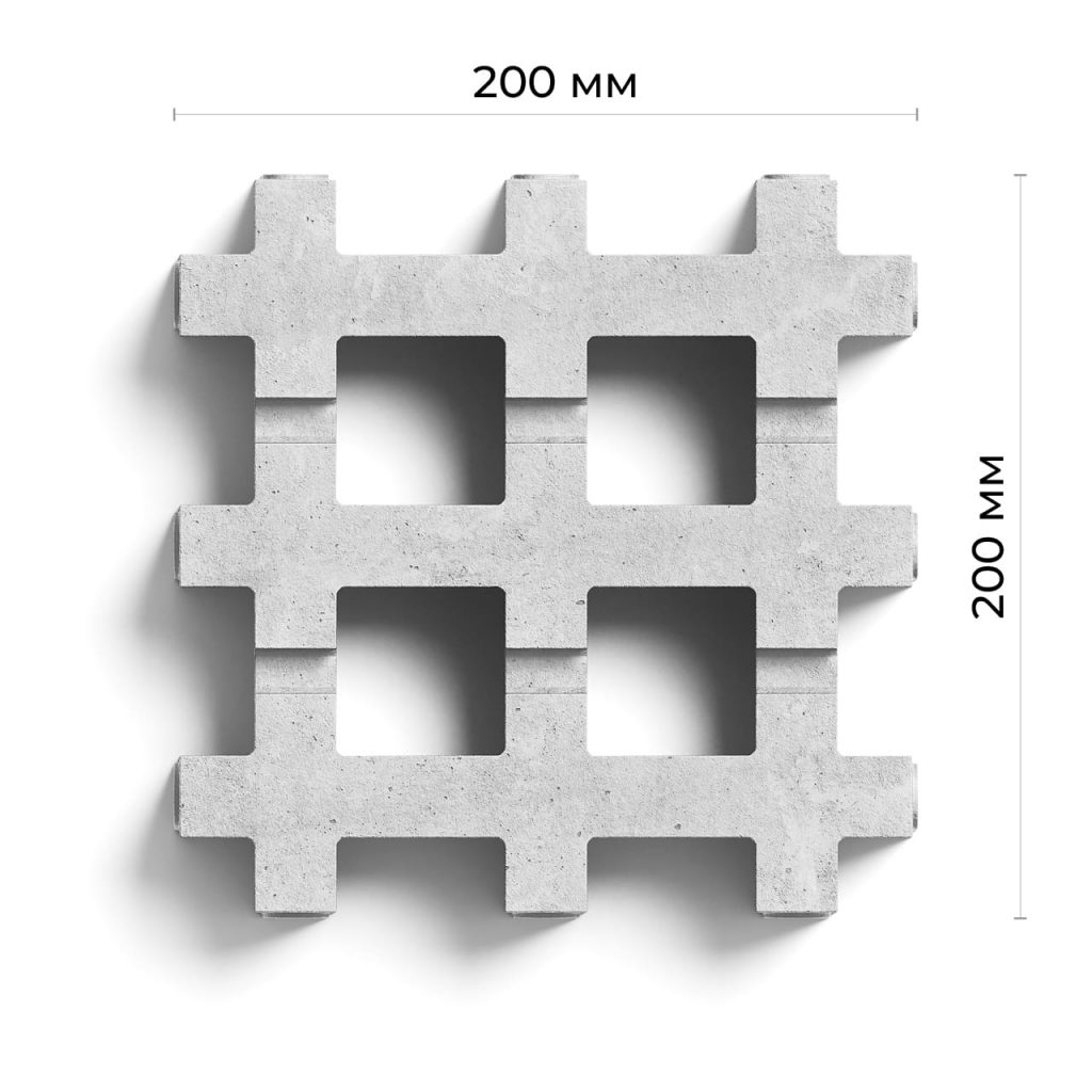 Тротуарна плитка-решітка