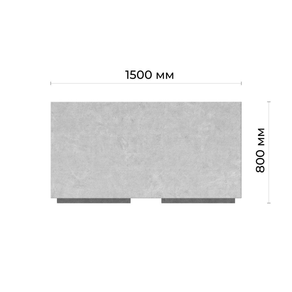 Вуличний бетонний горщик 150 х 150