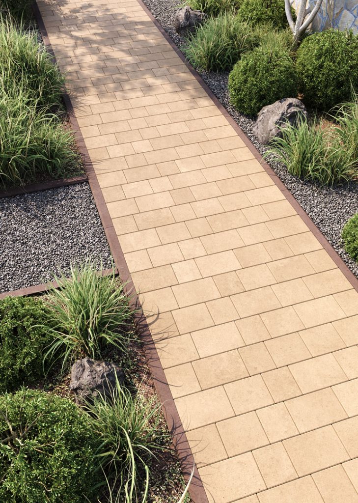 Тротуарна плитка Новатор бежева