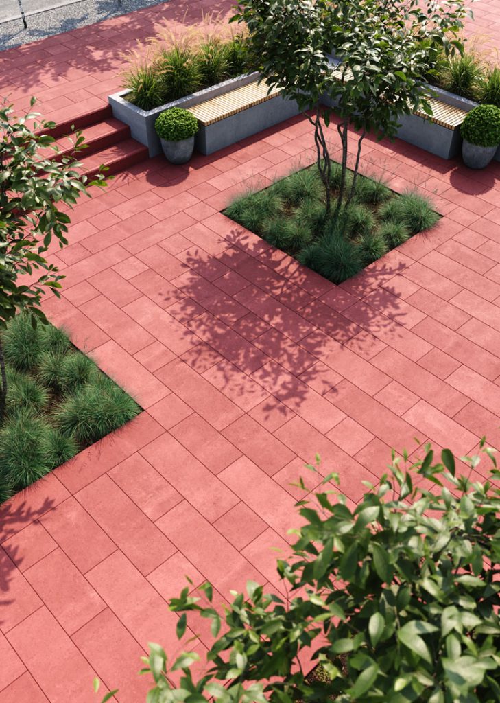 Бруківка преміум 8 червона