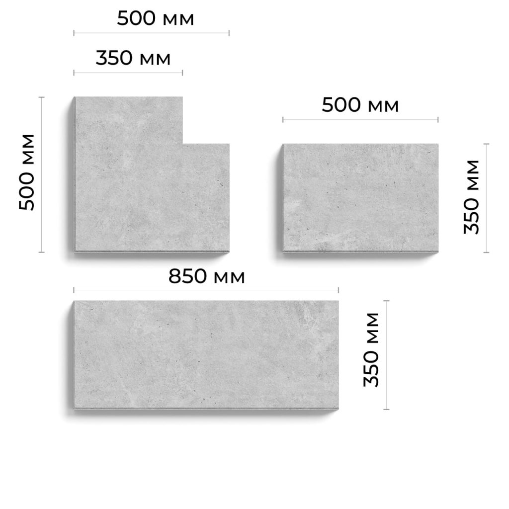 Сходина розміри