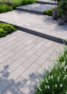 Покриття для тераси, плитка сіра