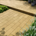 Покриття для тераси, плитка гірчична