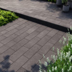 Покриття для тераси, плитка чорна