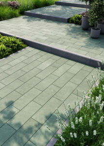 Покриття для тераси, плитка зелена