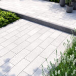 Плитка терасна, модель В біла