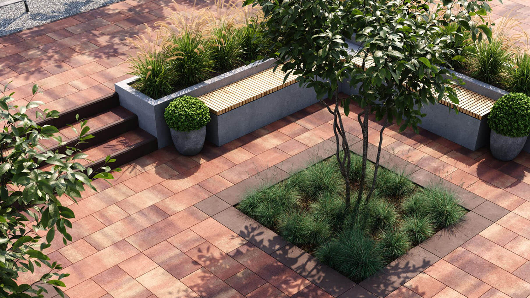 Бруківка на подвір'ї