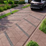 Сучасна бруківка плитка Парма коричнева