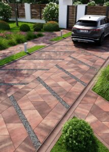 Сучасна бруківка плитка Парма Антік-Б