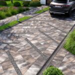 Сучасна бруківка плитка Парма шоколад