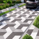 Сучасна бруківка плитка Парма в 3-D дизайні