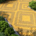 Бруківка Мозайїка колір Жовто-гірчичний