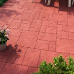 Тротуарна плитка Пасаж 6 см колір Червоний