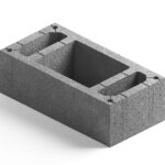 Бетонний вентиляційний канал 3 отвори Розміри: 800*400*250