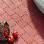 Бруківка Романо 8 см Колір Червоний