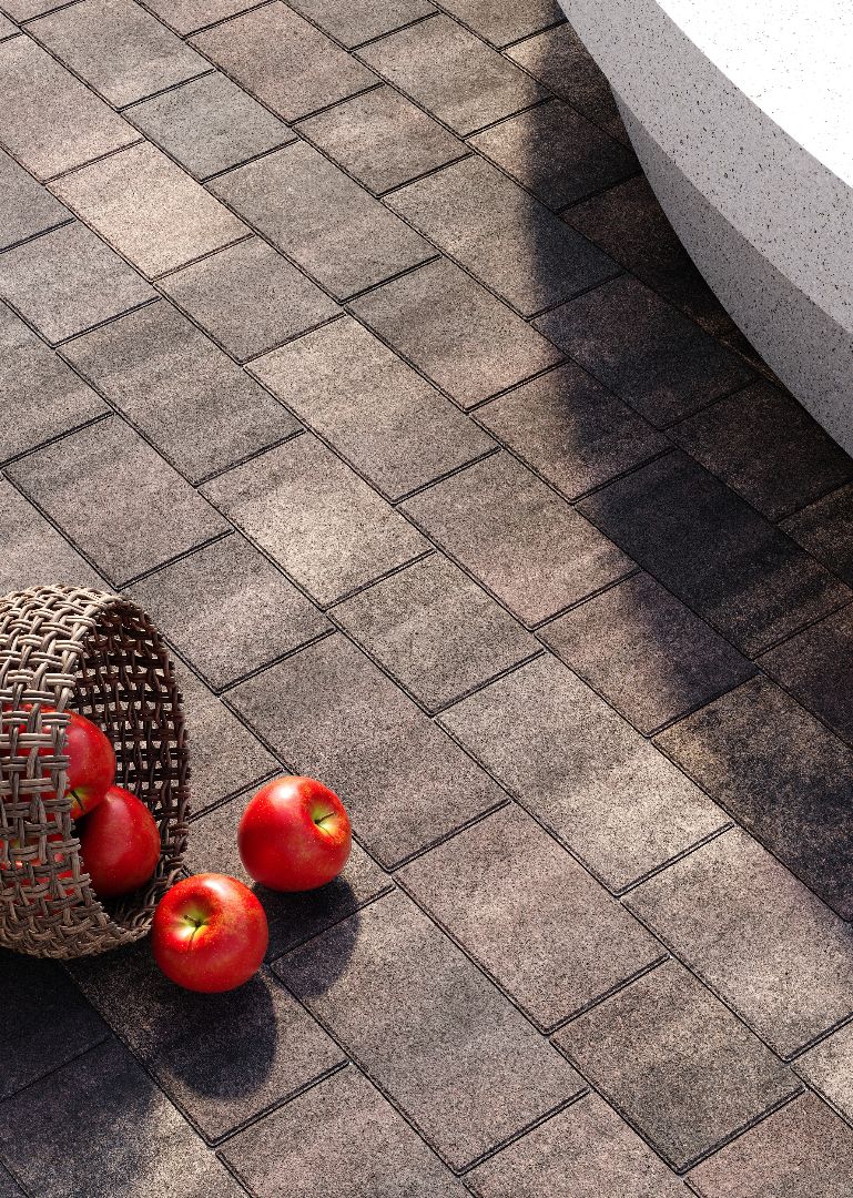 Бруківка Романо 8 см Колір Клінкер